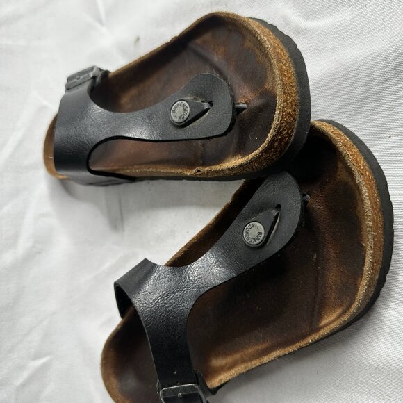 Birkenstock Gizeh Birko-Flor Black Leather - Sandals - Size 38 - Picture 8 of 8